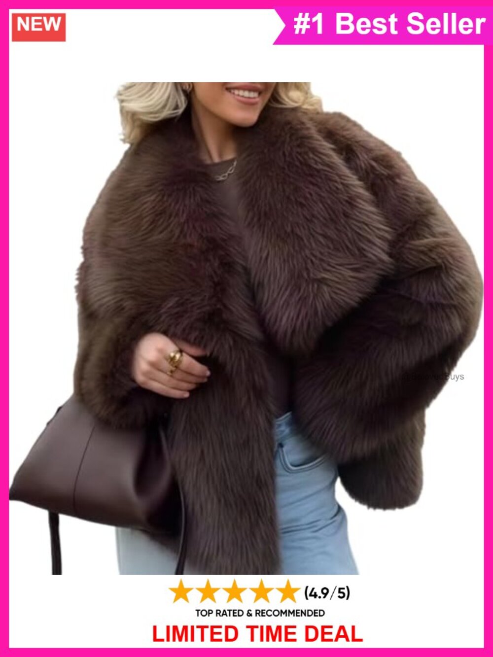Faux Fur Cropped Fluffy Open Front Long Sleeve Jacket Coat